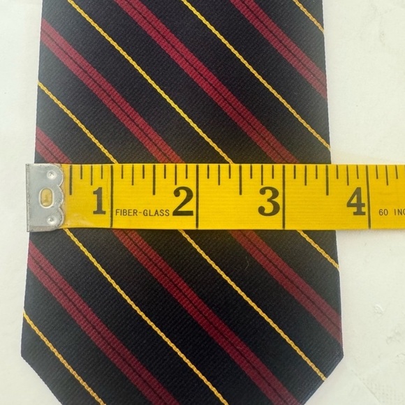 BROOKS BROTHERS Set of 2 Ties 100% Silk Patterned Striped - Picture 12 of 15